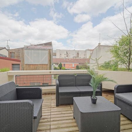 Complete 1Br With Balcony Only 5 Min. On Foot To Metro By Doorman Lägenhet Saint-Ouen  Exteriör bild
